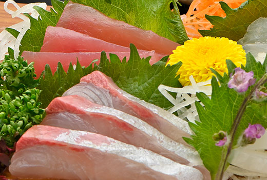 写真：新鮮な魚介類