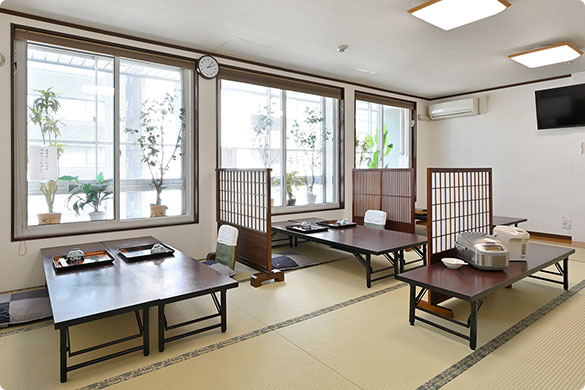 写真：お食事会場