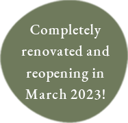 Completely renovated and reopening in March 2023!